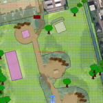 Giardino Canova, immagine da cartografia comunale