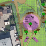 Giardino Canova, immagine da cartografia comunale