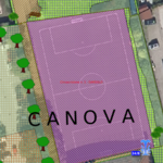 Giardino Canova, immagine da cartografia comunale