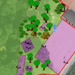 Giardino Villazzano Centro Don Onorio Spada ,  immagine da cartografia comunale