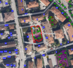 Giardino dei colori - via Muredei - immagine da cartografia comunale