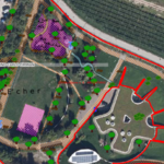 Giardino Martignano e Carlo Firmian, immagine da cartografia comunale