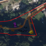 Giardino Ravina Rio Val Gola, immagine da cartografia