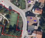 Giardino Vigo Meano Sandrin, immagine da cartografia comunale