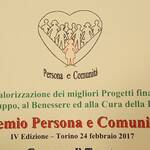 Premio "Persona e comunità"