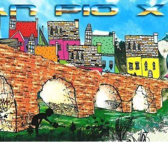 Murale sottopasso via Degasperi