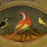 Particolare di affresco, volatili