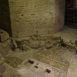 Resti di un mosaico della Basilica paleocristiana, foto di Luisella Decarli