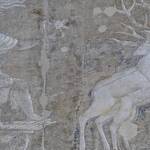 Dettaglio affresco sulla facciata della Casa Cazuffi-Rella