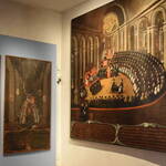 Dipinti "Sessione inaugurale e sessione conclusiva del concilio di Trento nella cattedrale di San Vigilio", 1711 e "Congregazione generale del concilio di Trento" ,1633